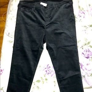 Skinny Plus Size Corduroy Pants
